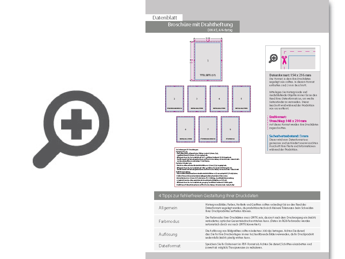 Product Bild brosch__re_mit_drahtheftung__endformat_din_a5__76-seitig