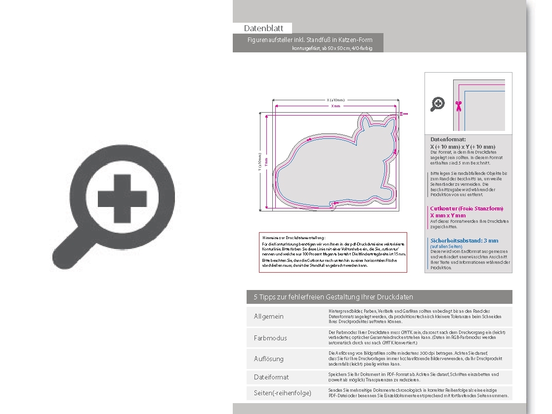 Product Bild figurenaufsteller_inkl__standfu___in_katze-form_konturgefr__st__einseitig_4_0-farbig_bedruckt