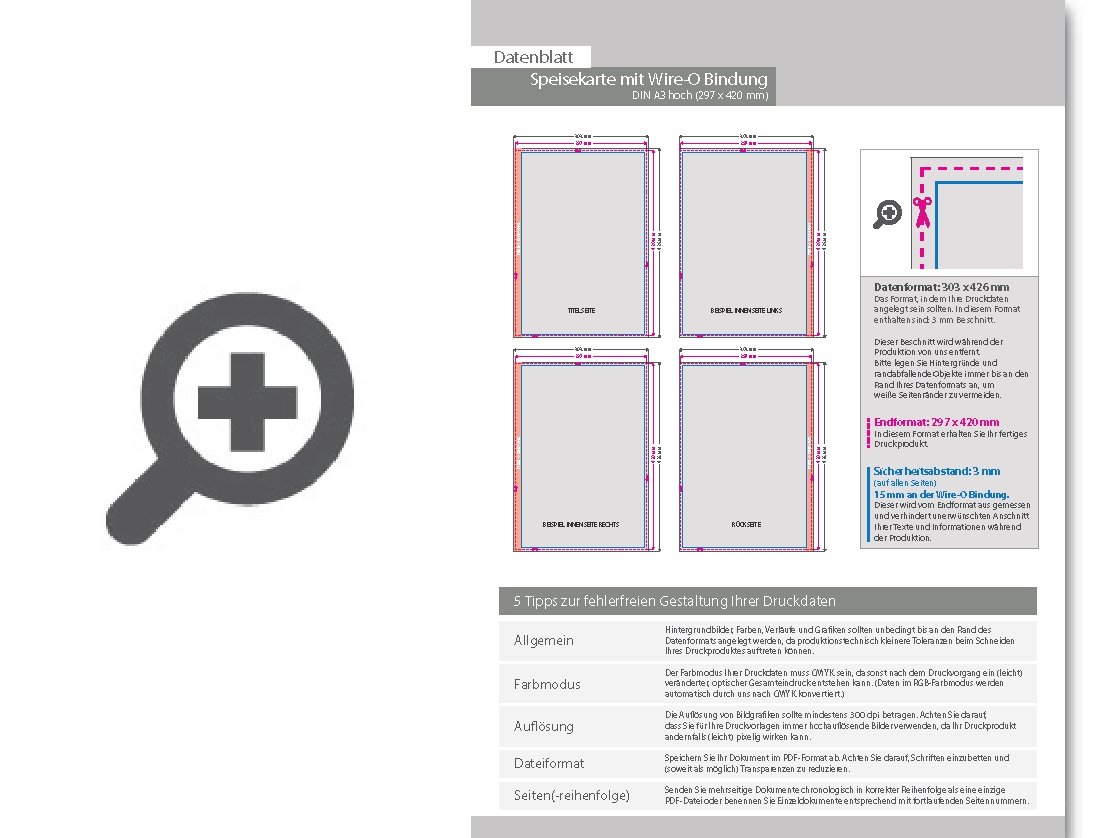 Product Bild speisekarte_mit_metall-spiralbindung__endformat_din_a3__36-seitig