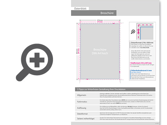 Product Bild brosch__re_mit_drahtheftung__endformat_din_a4__12-seitig