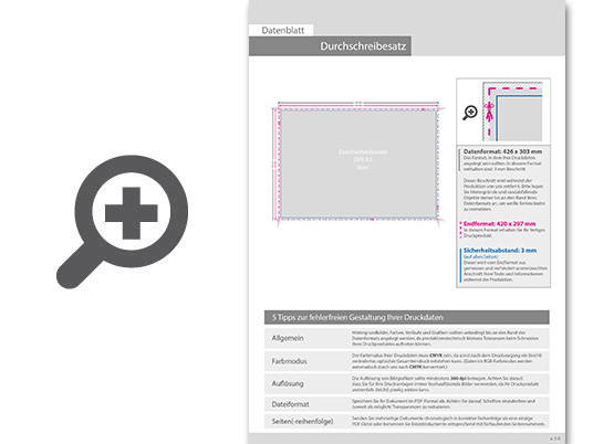 Product Bild durchschreibes__tze_din_a3_quer__5-fach__1_0-farbig__25_s__tze_je_block