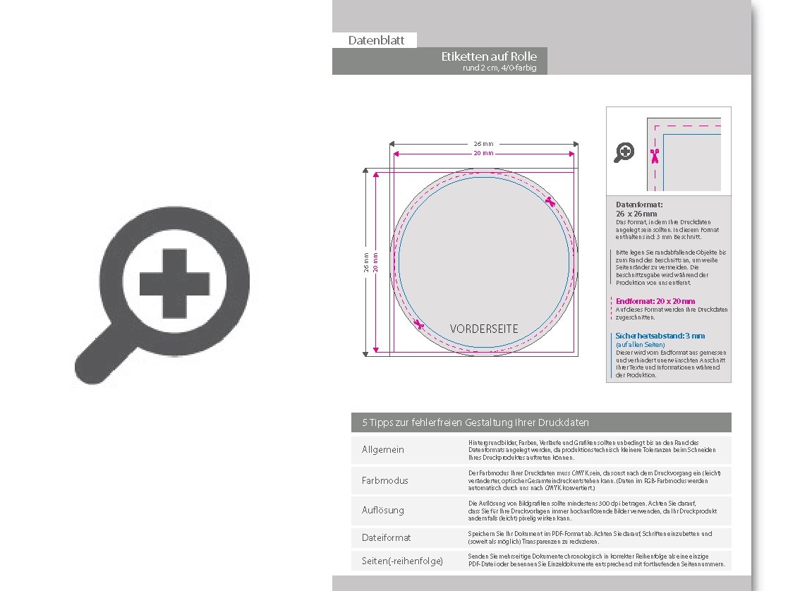 Product Bild hochwertige_etiketten_auf_rolle_rund_(2_cm)