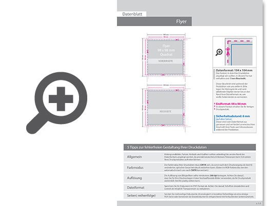 Product Bild flyer_quadrat_9_8_cm_x_9_8_cm__beidseitig_bedruckt