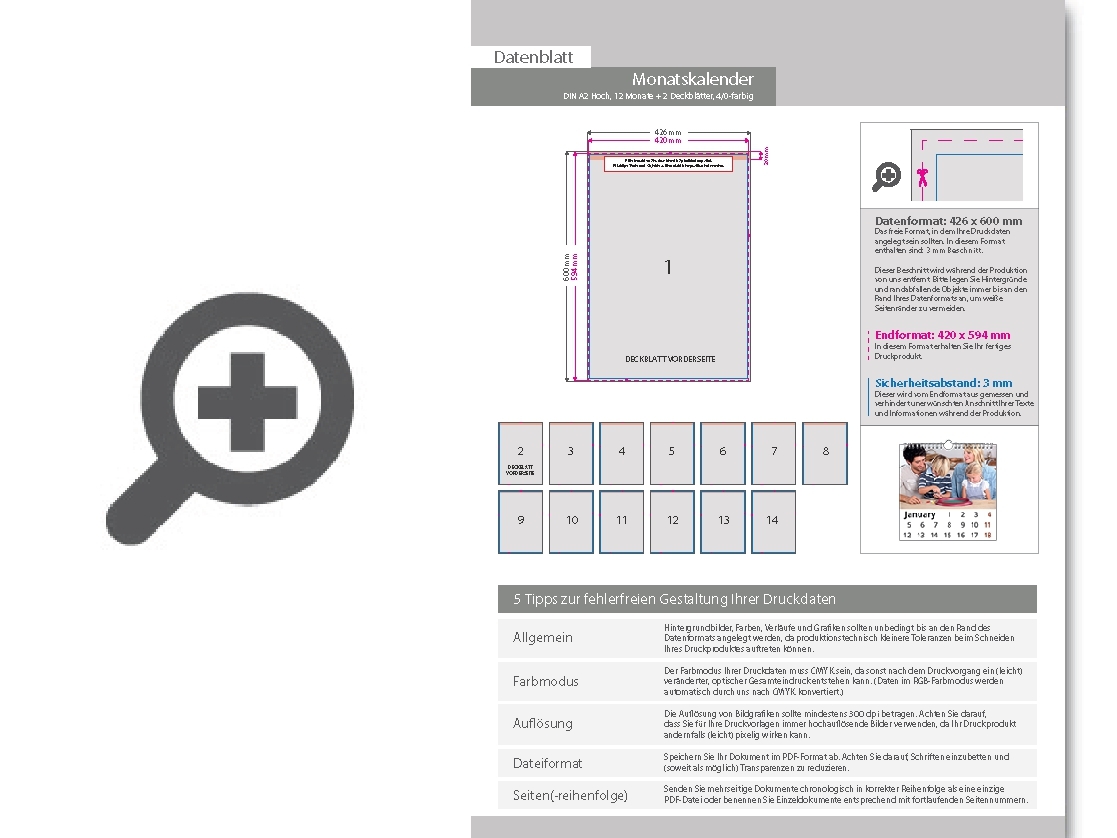 Product Bild monatskalender_14_blatt_(12_monate_+_2_deckbl__tter)__einseitig_bedruckt_4_0_farbig__din_a2_hoch_(420_x_594_mm)