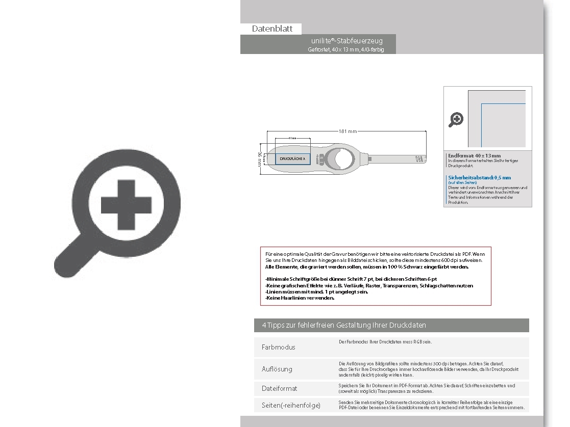 Product Bild unilite__-stabfeuerzeug_gefrostet__4_0-farbig_einseitig_bedruckt